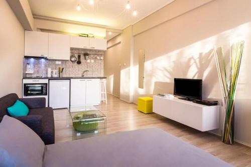 Kuchyňa alebo kuchynka v ubytovaní Treat yourself w. this central City-break studio!