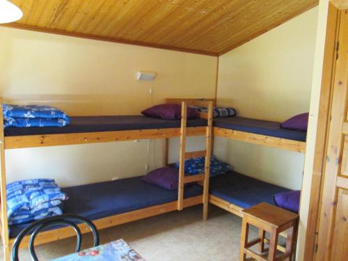 Palanda nebo palandy na pokoji v ubytování Stöde Camping