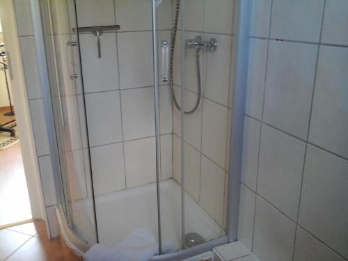 Koupelna v ubytování Haus Linne