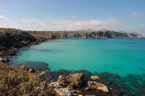 a view of a large body of water at Villa Pirreca in Favignana