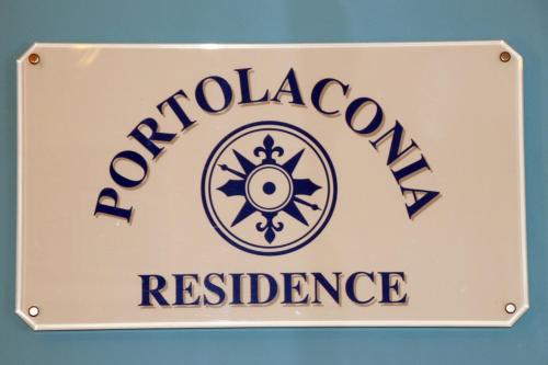 a sign for a rotoscopednsicsnsicsnsics at La Mitica 99 del Portolaconia Residence in Cannigione