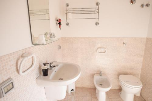 Koupelna v ubytování B&B New Triscele