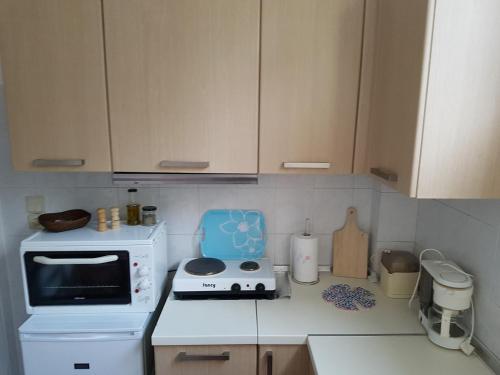 Kuchyňa alebo kuchynka v ubytovaní Filopappou Hill Apartment