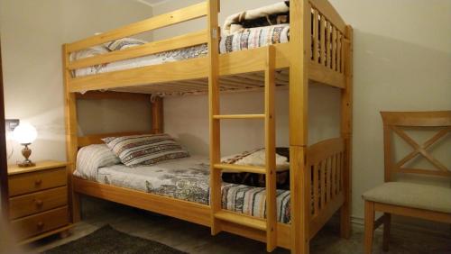 Un ou plusieurs lits superposés dans un hébergement de l'établissement los Balcones de Nieda