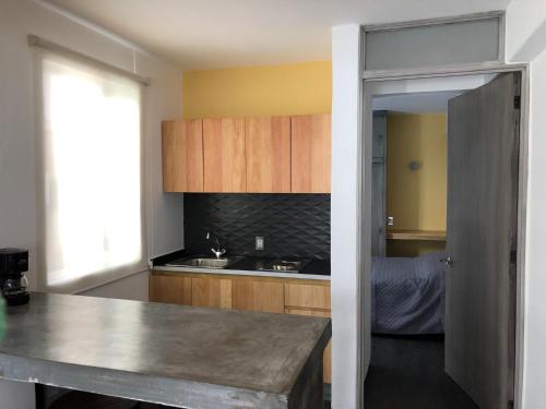 Kuchyň nebo kuchyňský kout v ubytování Casa Maye
