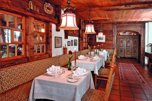 Ресторант или друго място за хранене в Hotel Gletschergarten