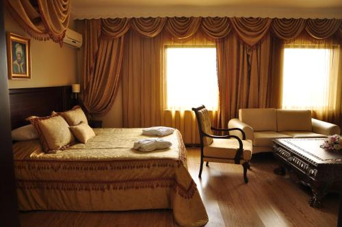Postel nebo postele na pokoji v ubytování Eser Diamond Hotel Spa & Convention Center İstanbul