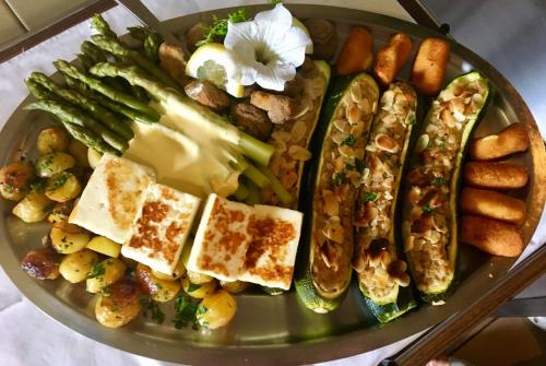 a plate of food with different types of food at Gostisce Golob in Zgornja Polskava