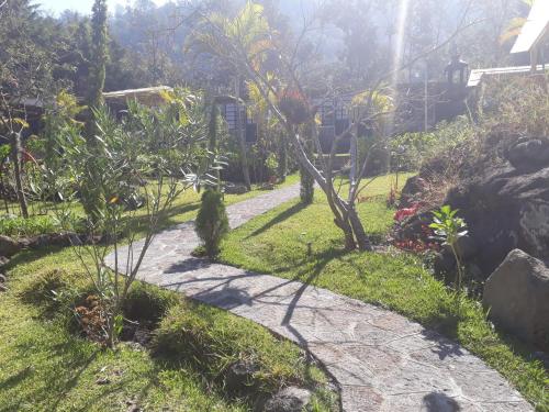 Κήπος έξω από το Hotel y Bungalows ecologicos Marcelo