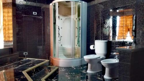 
A bathroom at Lux de Paris
