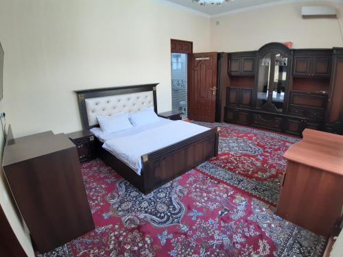 A bed or beds in a room at City Hostel Dushanbe