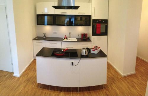 Η κουζίνα ή μικρή κουζίνα στο Modernes Apartment - Neustadt/Weinstraße Stadt