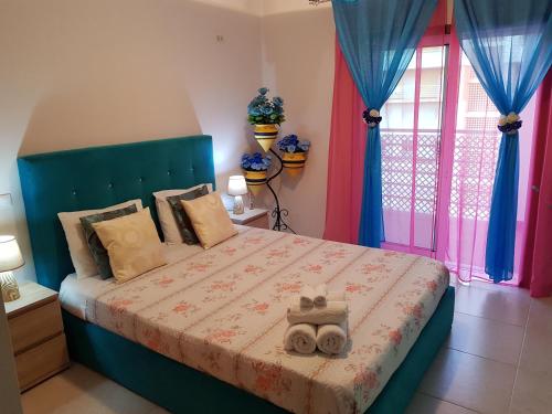 Кровать или кровати в номере Fantástico Apartament