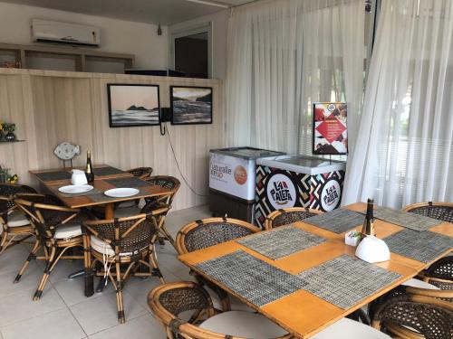 Kuchyň nebo kuchyňský kout v ubytování Apartamento Completo no Beach Living Porto das Dunas - Apto Luxo