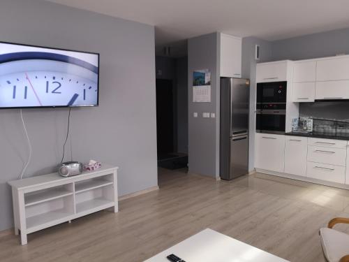 TV a/nebo společenská místnost v ubytování Apartament Południowy