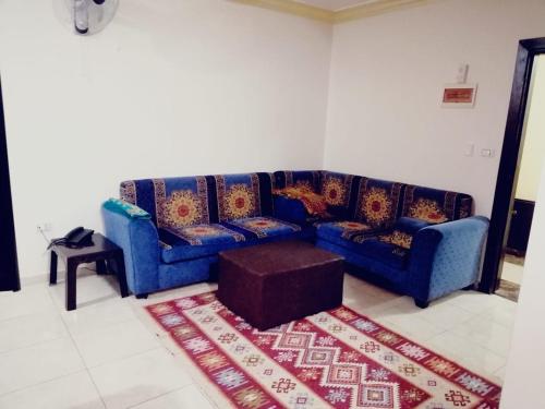Posezení v ubytování Al haramain Furnished Apartments