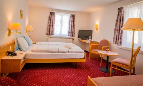 Voodi või voodid majutusasutuse Hotel Heilquelle toas