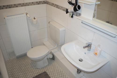 Bilik mandi di Ferienwohnung in Düren