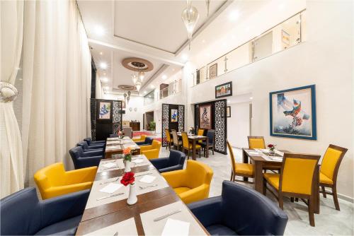 ห้องอาหารหรือที่รับประทานอาหารของ Palm Menara Hotel Marrakech