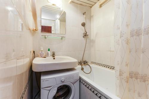ห้องน้ำของ Apartments on Volgina