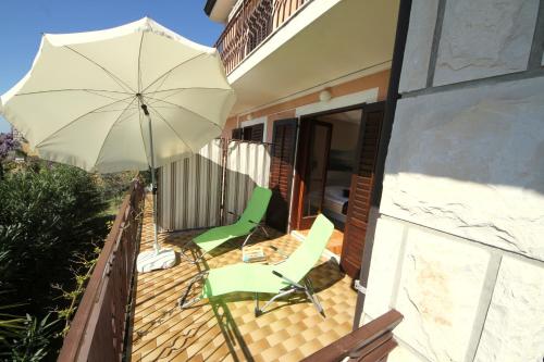 Balkón nebo terasa v ubytování Apartma Kočevar Portorož