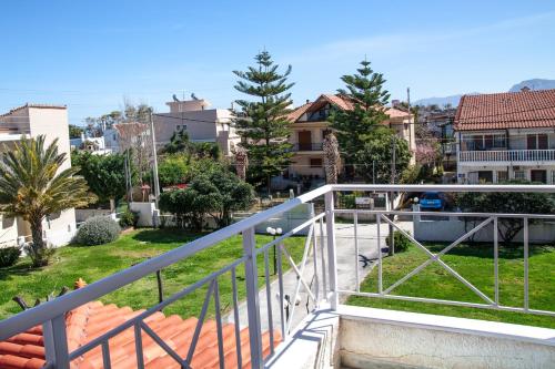 a view from the balcony of a house at Phoenix Beachside Condos in Kokóni