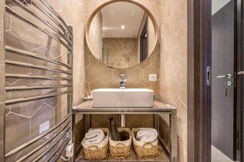 Vonios kambarys apgyvendinimo įstaigoje Residence Provencal - Luxurious - 300m Palais - LRA CANNES