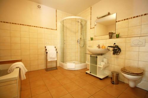 Koupelna v ubytování Nürburgring Apartment