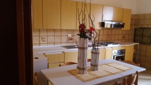Η κουζίνα ή μικρή κουζίνα στο Villa ME.CO.