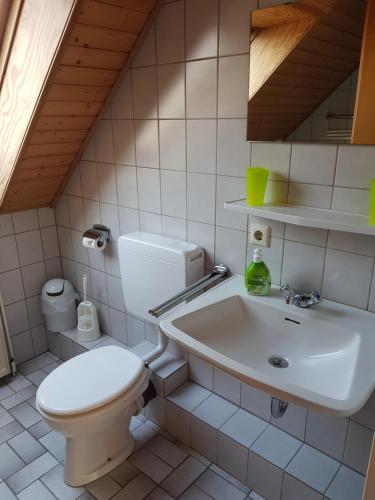 ห้องน้ำของ Haus Nordseebrise