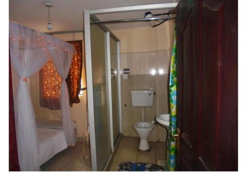 Koupelna v ubytování Hotel Jaffers Nairobi