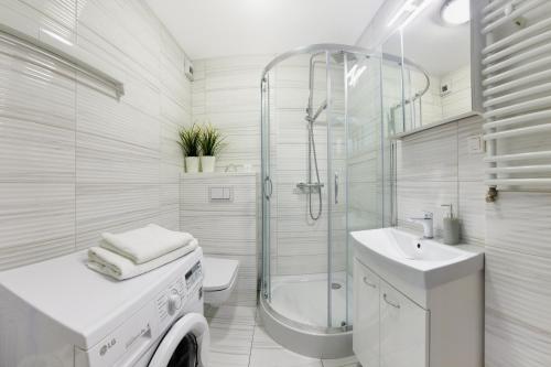 Kúpeľňa v ubytovaní Sleepway Apartments - Strzelecka 29A-15