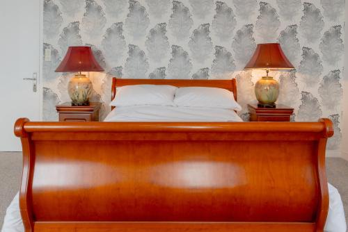 Ένα ή περισσότερα κρεβάτια σε δωμάτιο στο AUBERGE DU NOYER