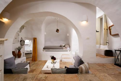 Posezení v ubytování B&B Trullo Barbagiullo