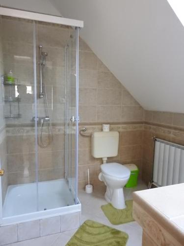 Ένα μπάνιο στο Georgina Apartman