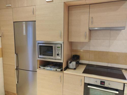 Η κουζίνα ή μικρή κουζίνα στο Residencial El Cuartel