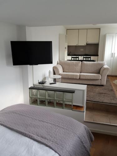 Postel nebo postele na pokoji v ubytování Zomerhuis Wonders