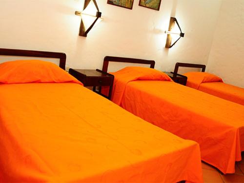 Ein Bett oder Betten in einem Zimmer der Unterkunft Finca El Jecho