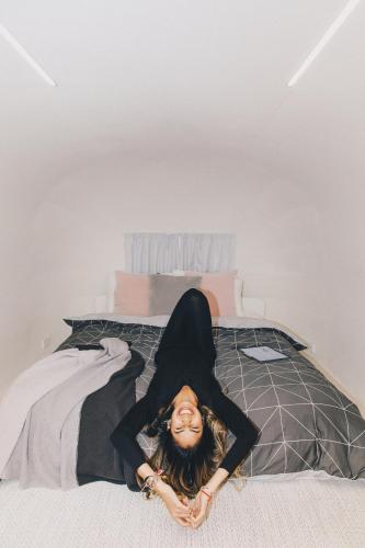 Una cama o camas en una habitación de Hotel No
