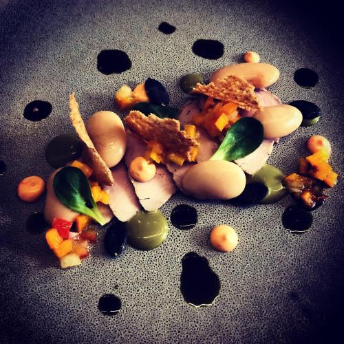 a pile of vegetables on a table at moser-HOCHKÖNIG Genuss Wirtshaus Hotel in Maria Alm am Steinernen Meer