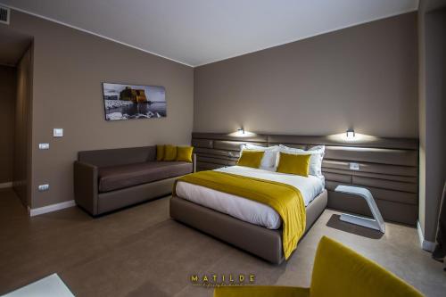 Postel nebo postele na pokoji v ubytování Hotel Matilde - Lifestyle Hotel
