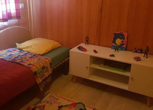 Postel nebo postele na pokoji v ubytování ISATIS 19