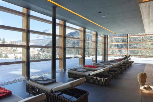 Χώρος καθιστικού στο Hotel Cristallo - Wellness Mountain Living