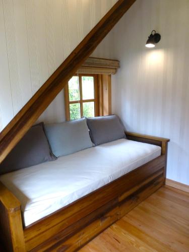 Cabañas Quebrada Verdeにあるベッド
