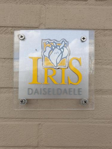 a sign on a wall that says irs diabetes at Hostellerie Daiseldaele in Dadizele