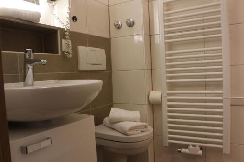 Koupelna v ubytování Ferienwohnung Bergblick - Allgäublick