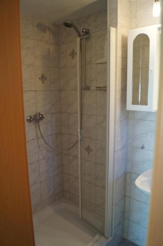 Koupelna v ubytování Apartment Robert