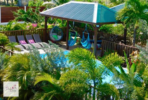 聖弗朗西斯的住宿－Titalee Lodge 3 Villas autour d'une piscine，相簿中的一張相片