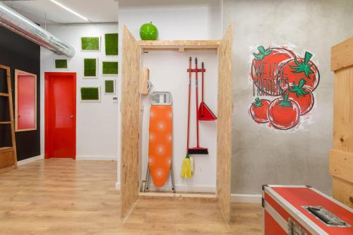 Dapur atau dapur kecil di Tomate Rooms