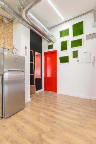 Dapur atau dapur kecil di Tomate Rooms